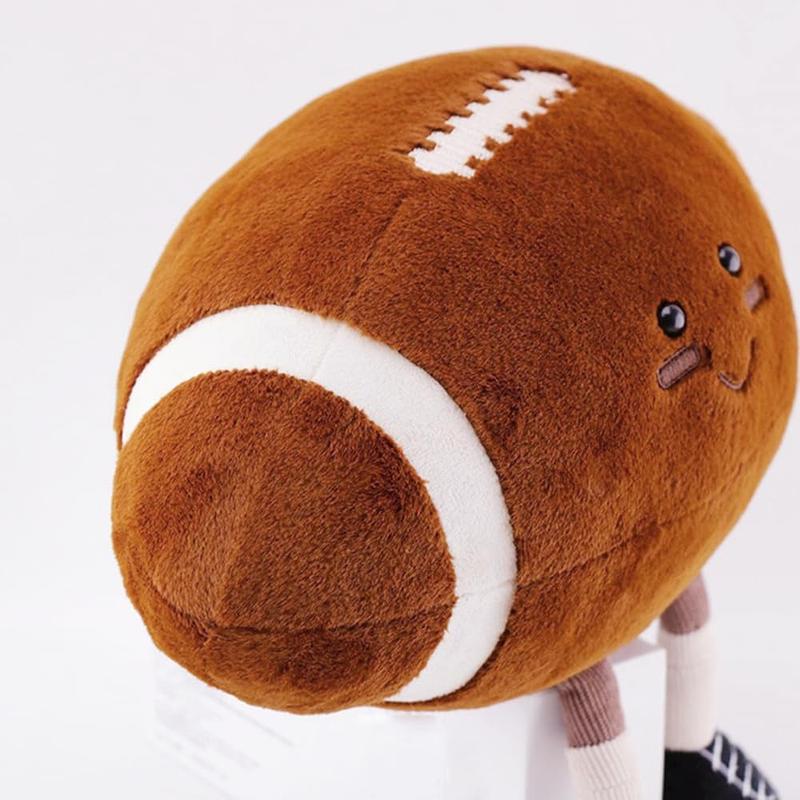 11inch Stuffed Sports Balls Toy Creative FootbalDoll Fun Cute Plush Doll Toy Plush StuffedSpherical Soft Toys Sports Throw PillowCushionKids Gift bubble stuffedanimal