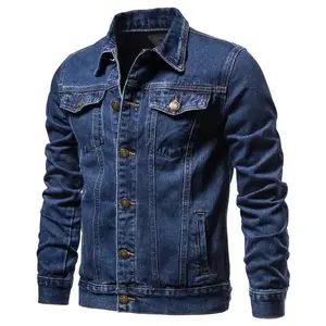 2025 New Spring, Autumn and Winter Men's Denim Shirt Jacket Japanese Leisure Youth Popularity Workwear Denim Jacket Men's Clothing