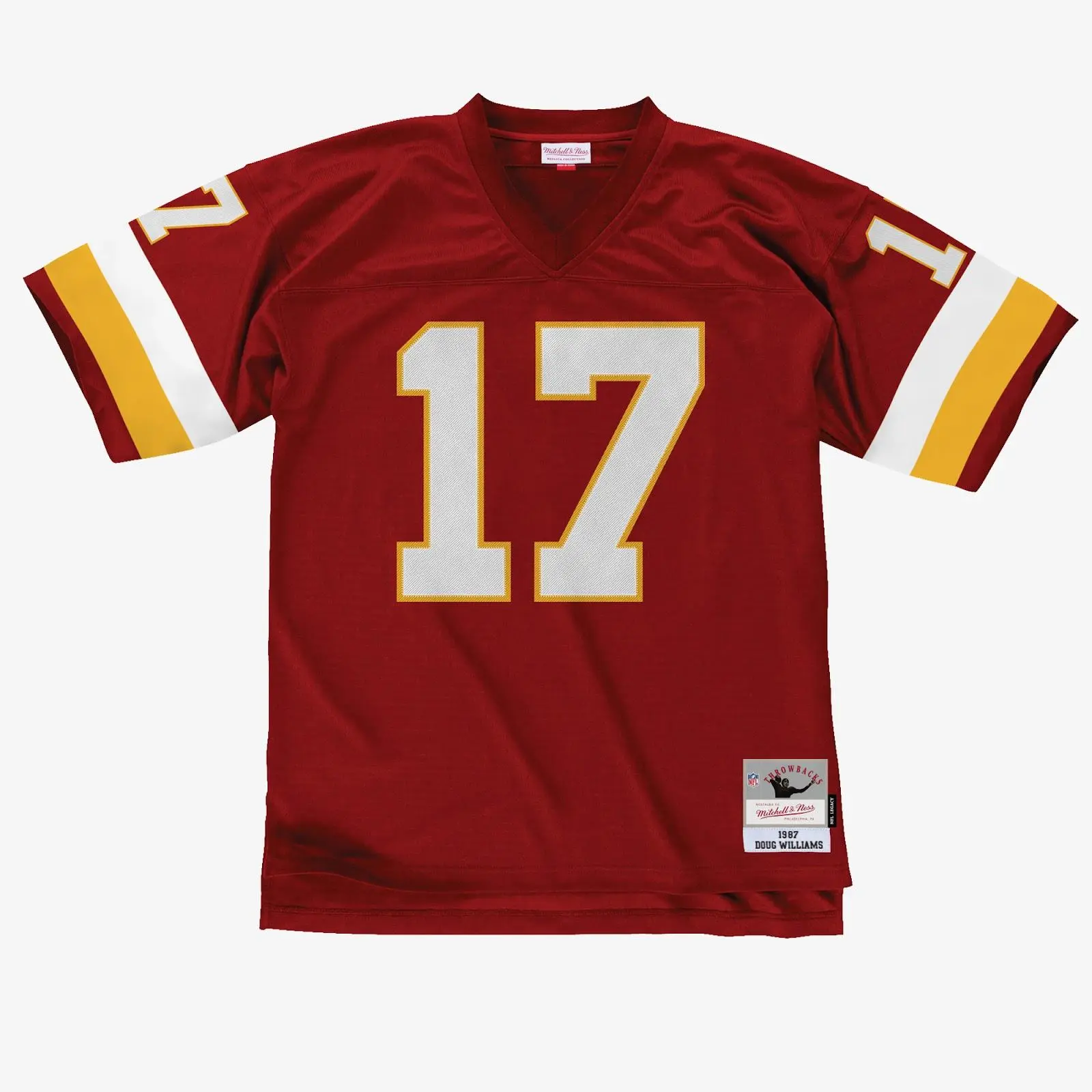 Mitchell & Ness Unisex Doug Williams 1987 Washington Football Team Burgundy Legacy Jersey, Football Fanwear