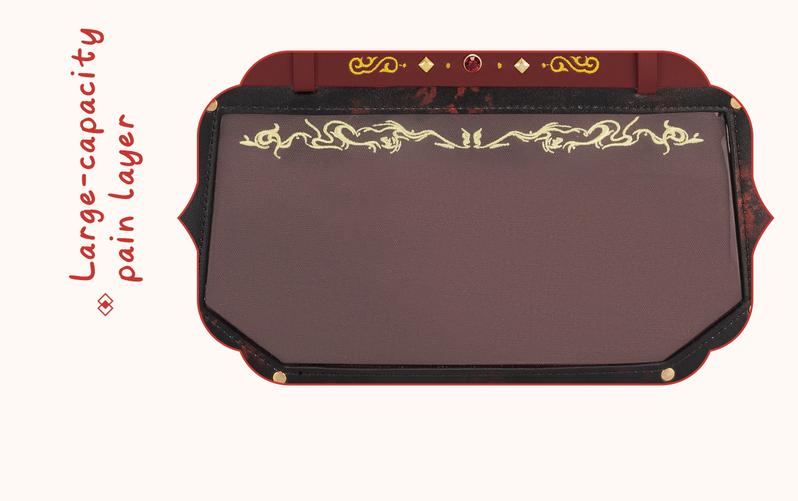 THE JUNCO Original HANAMIZUKI Liu Bian Leather Itabag with Display Board Tote Bag & Crossbody Bag for Women Versatile Shoulder Bag, Work Bag & Everyday Backpack for School & College Women‘s Commuter Gift