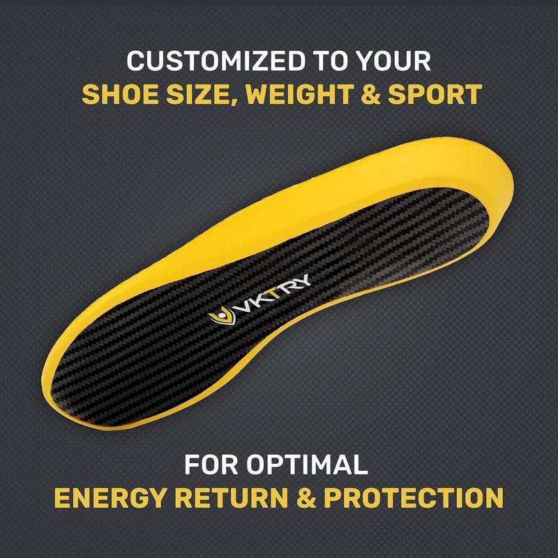 VKTRY Basketball Gold Carbon Fiber Performance Insoles