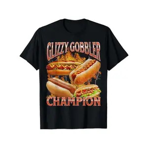 Hot Dog Lover Glizzy Gobbler Vienna Sausage Meme Graphic T-Shirt For Men Women And Friends