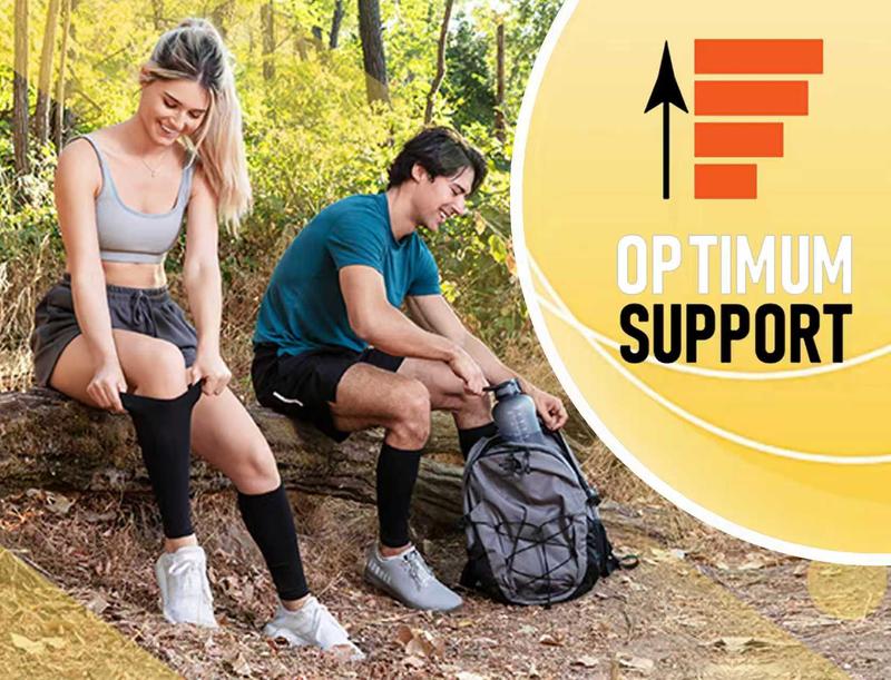 【YOOHOL】[Valentine’s Day Gift] Calf Compression Sleeves 3-Pack (20–30 mmHg) – Graduated Support for Women & Men | Helps Reduce Leg Fatigue for Long Standing, Travel & Daily Wear