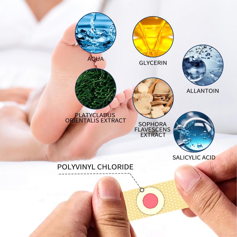 Corn Remover Pads for Feet & Toes - Medicated Patches with 40% Salicylic Acid, Extra Strength Callus Treatment for Small Corns & Calluses, All-Day Adhesive Protection for Active Adults, 24 Count