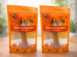 2 pack Himalayan Yak Cheese Dog Chew – Long Lasting Natural Hard Chew for Medium Dogs (25–30 lbs) | High Protein, Grain & Gluten Free Dental Treat