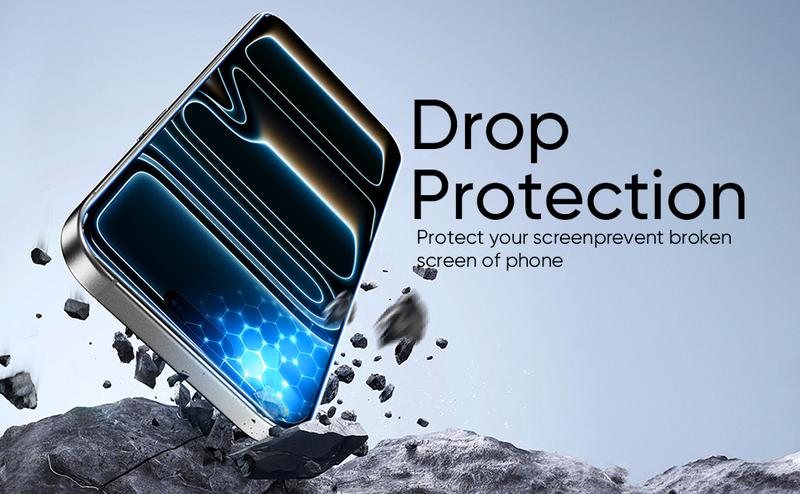 New-MAGIC JOHN 2-Pack Screen Protector for iPhone, Samsung, and Google–Crystal Clear, Scratch-Resistant, Ultra-Smooth Touch, Privacy Protection, Circular Polarized Eye Protection, Easy Installation