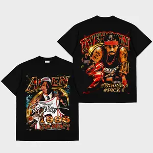 Allen Iverson Premium Cotton T-shirt V1, The Answer Fan T-shirt, Sixers Nation Fans Club T-Shirt, Basketball Graphic T-Shirt, Basketball Lover Gift, Basketball Game Day Outfit.