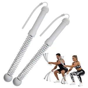 Weighted Cordless Battle Ropes– New Upgrade Quiet Ropeless Training Rope Fitness Equipment for Home, Strength Training, HIIT Workouts, Full-Body Exercise, Indoor Gym Use, Noise-Free Portable Workout Gear