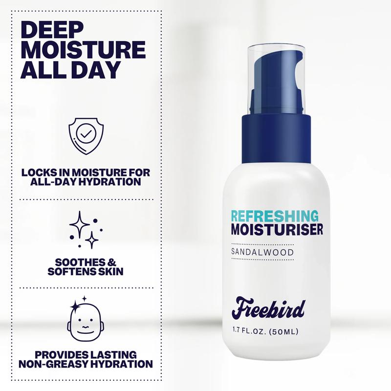 Freebird Refreshing Scalp Moisturizer - 50ml Hydrating Matte Finish Soothing Head Lotion with Hydrolyzed Collagen Jojoba Oil Avocado Butter & Vitamin E - Haircare