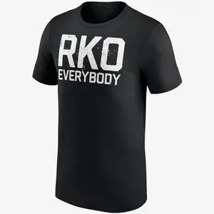 Cotton Randy Orton Rko Everybody Wwe Black T-Shirt Size S-3XL, Unisex,  5KX