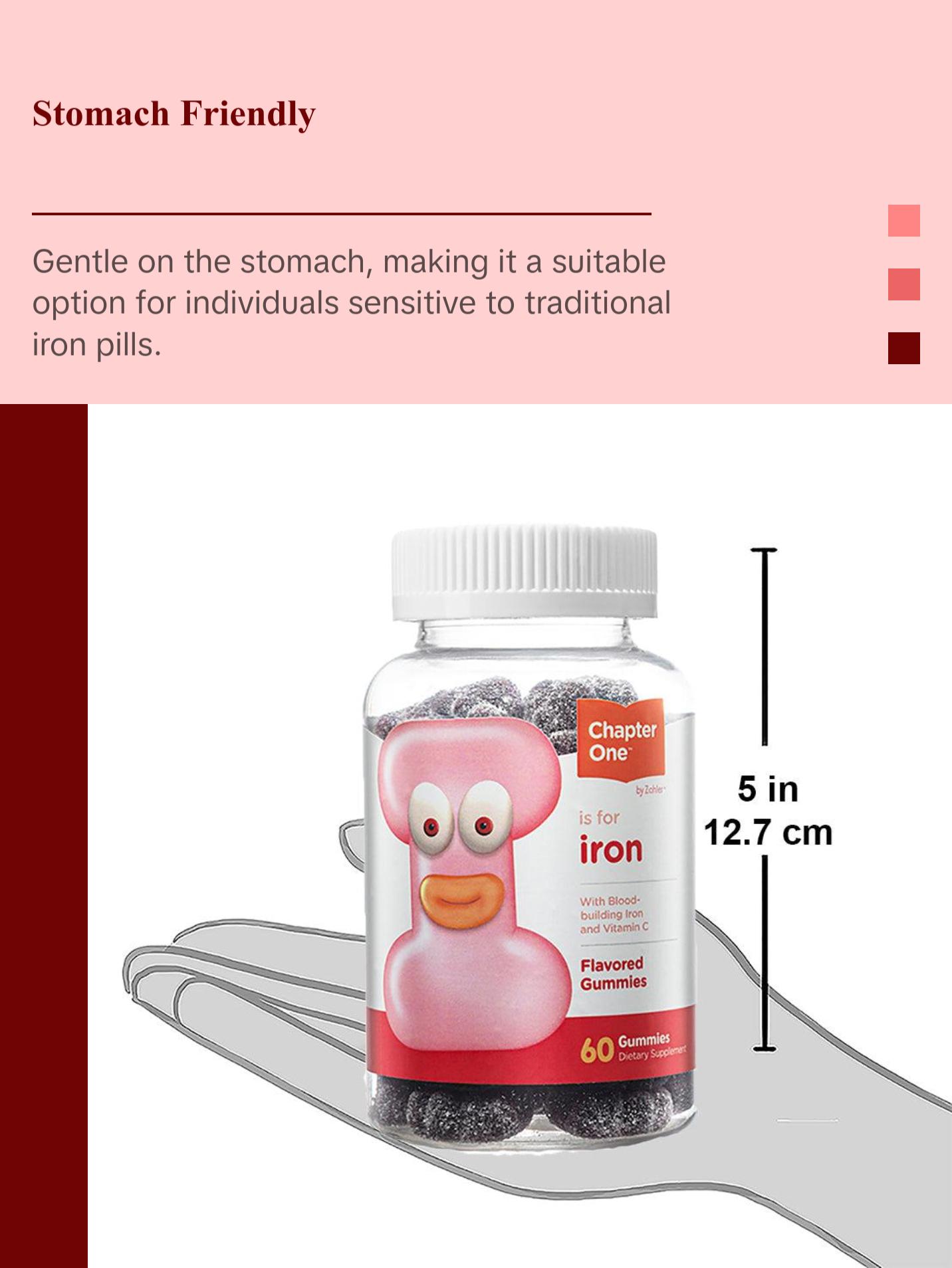 Zahler Iron Gummies with Vitamin C - 60 Count - Kosher Iron Supplement for Women Men & Kids - Gentle on Stomach Non-GMO Natural Dietary Healthcare Zahler Iron Gummies with Vitamin C - 60 Count - Kosher Iron Supplement for Women Men & Kids - Gentle on Stomach Non-GMO Natural Dietary Healthcare