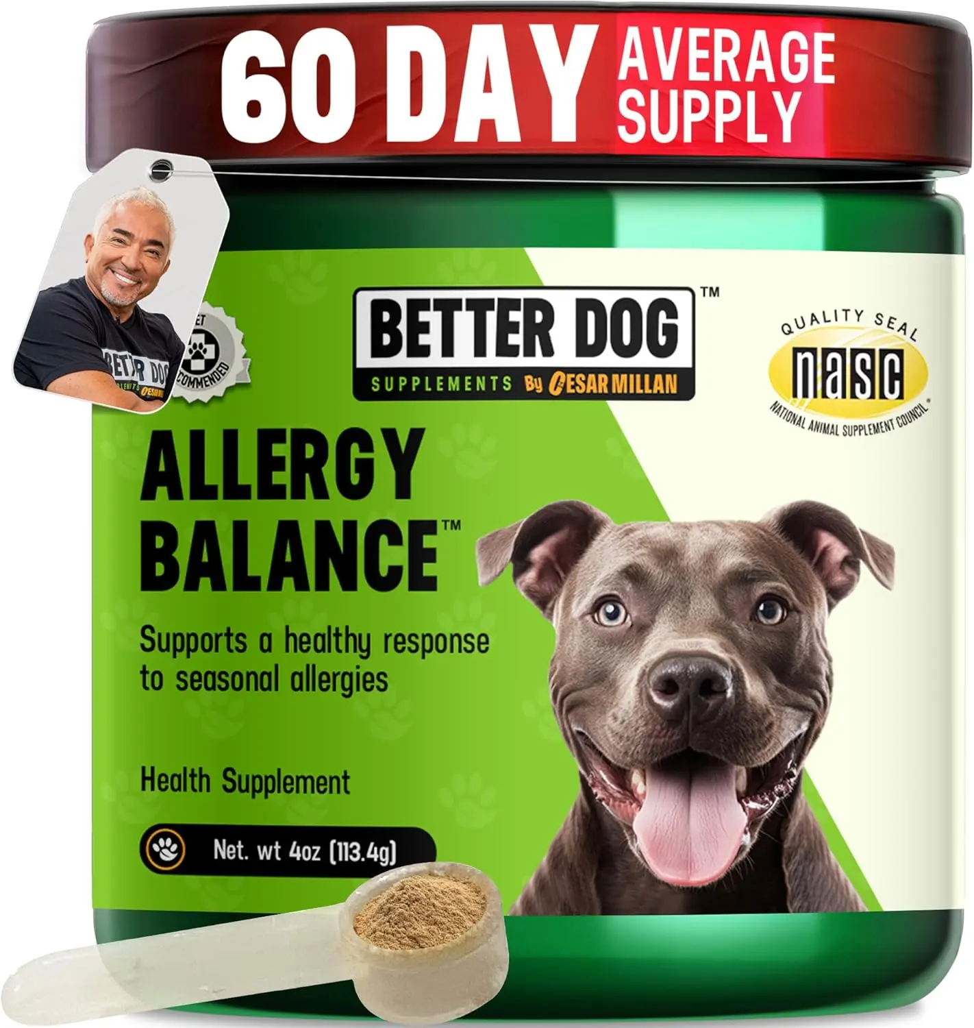 Allergy Balance – Dog Skin, Coat & Seasonal Wellness Support | By Cesar Millan