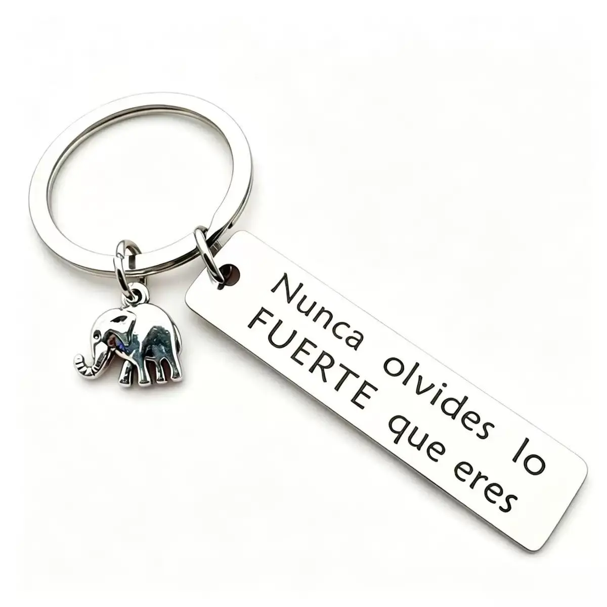 Elephant Design Keychain, Stainless SteelKeychain for Men & Women, FashionAccessories for Daily Use, Trendy All-match &Exquisite Keychain for Birthday Gift,Fashionable Alloy Keychain, Stylish Keychain