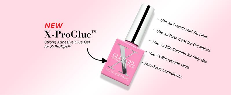 SXC Cosmetics X-Pro Tips French Tip Press On Nails - French Pink Edition Starter Kit