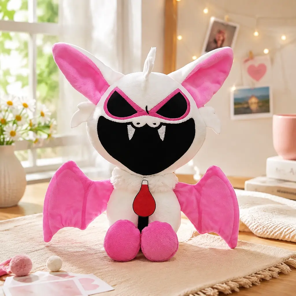 Rabie Baby Plush, Nightmare Critters Plush Toy, Poppy Playtime 4 Stuffed Doll, Cute Bat Character Plushie, Collectible Game Toy Gift for Kids & Game Fans sohochic