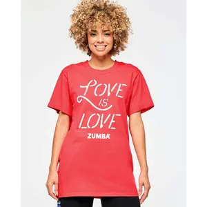 Zumba Crew Neck Tee - Cherry