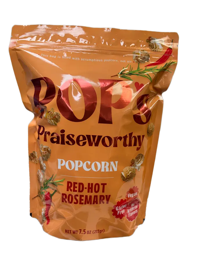 Pop's Red-Hot Rosemary Popcorn