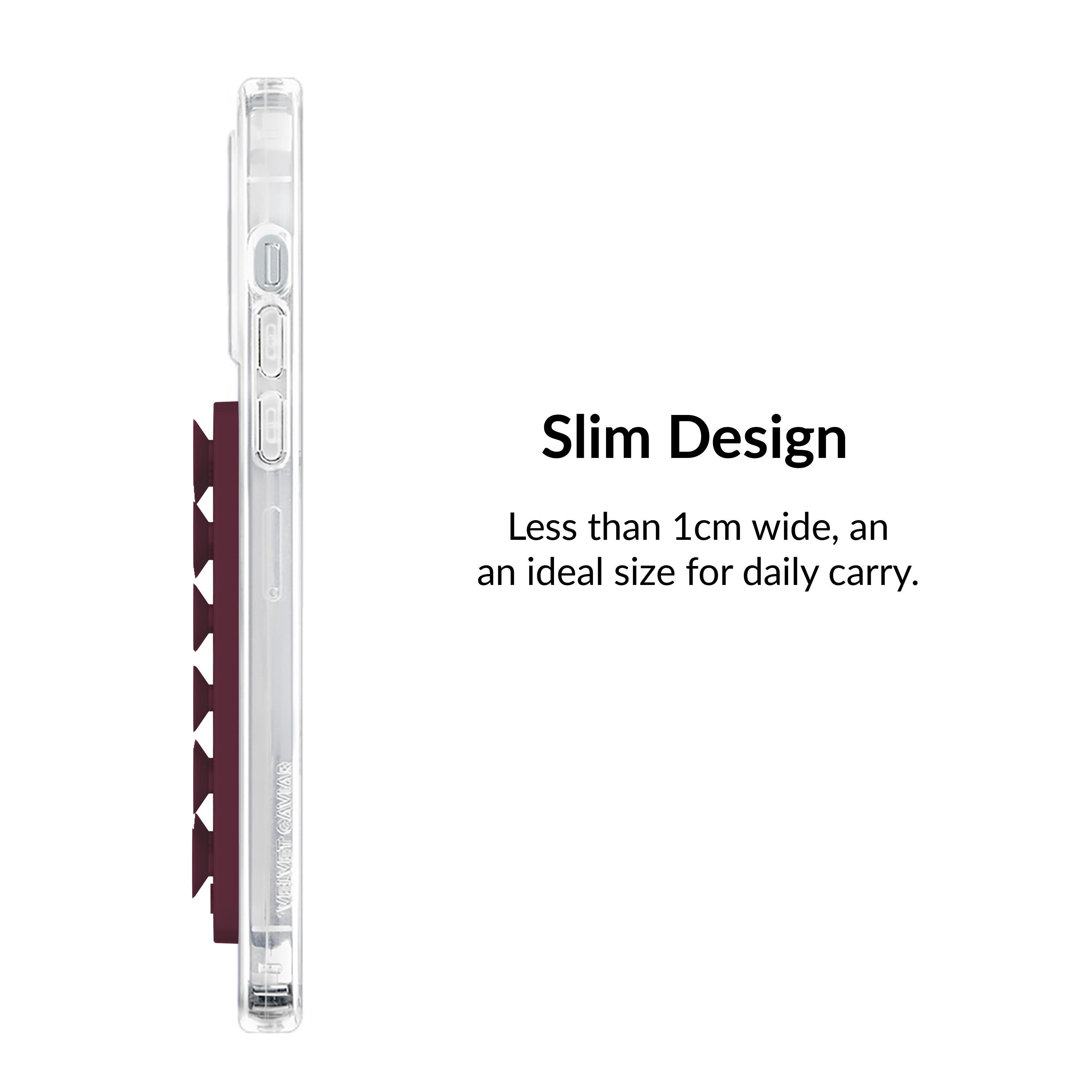 Velvet Caviar Burgundy 1990 MightyGrip MagSafe Mount - Suction Cup Phone Case Mount Compatible with MagSafe Devices Only - Magnetic Silicone Sticky Phone Grip