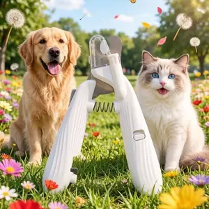 LED Pet Nail Clipper and Nail File,with Ergonomic Non-Slip Handle - Precise Cat & Dog Nail Trimmer for Safe, Easy Grooming - Essential Pet Care Supply