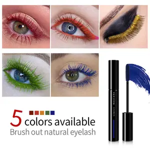 Colorful Waterproof Smudge-Proof Mascara – Volumizing & Curling 4D Lash Primer