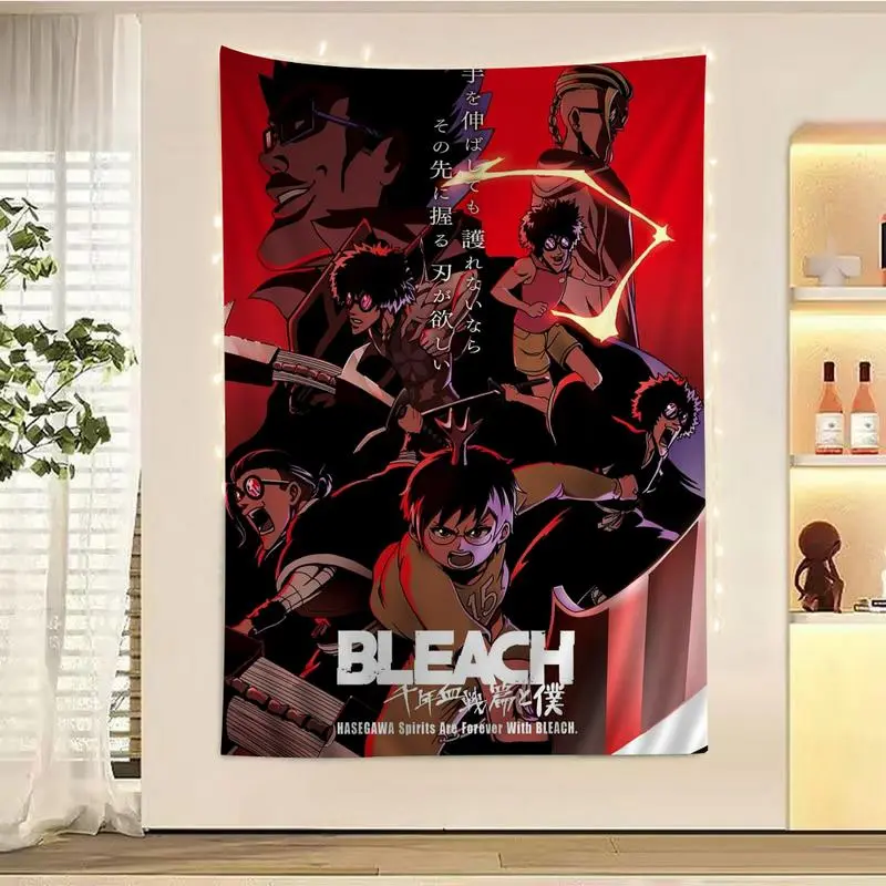 Bleach Thousand-Year Blood War Colorful Tapestry Wall Hanging Bohemian Wall Tapestries Mandala Wall Hanging Sheets