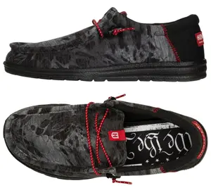 Howitzer Men's Slip-On Shoes Roam Slate Sneakers with Camo Print Footwear