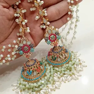 Nauratan jhumka with Sahara