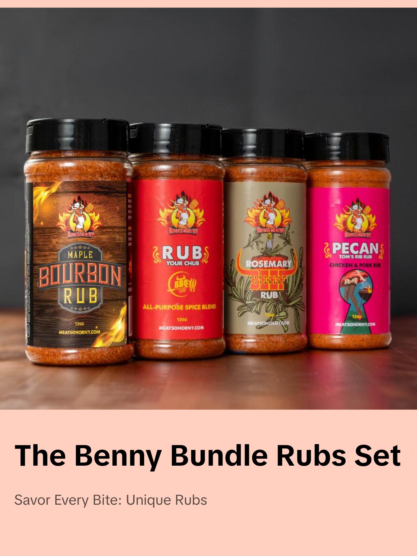 The Benny Bundle - Delicious Beef, Pork, and Chicken Dry Rub Spice