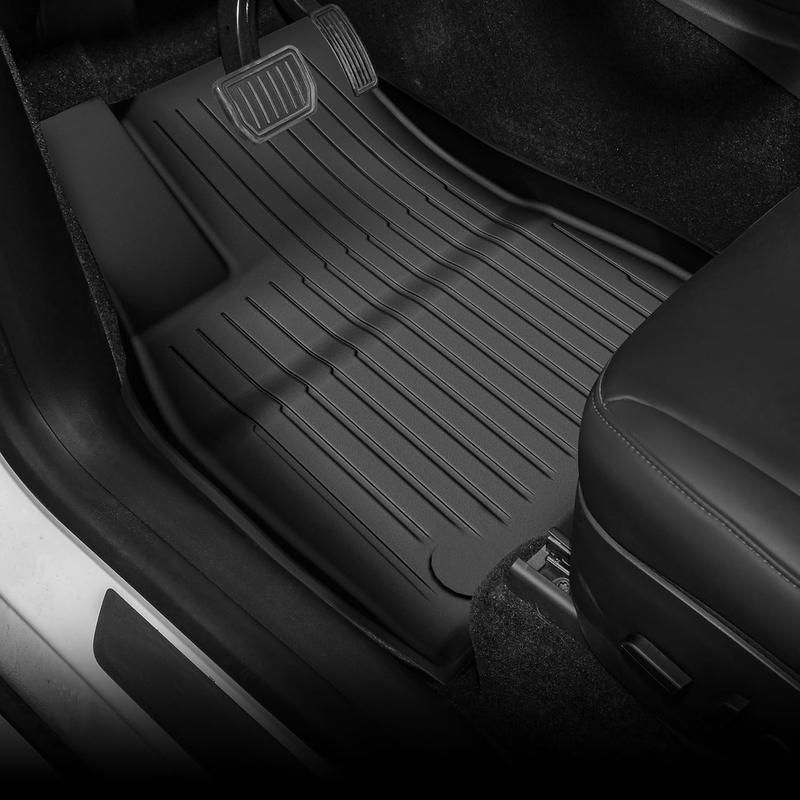 YITAMOTOR Floor Mats Fits for New 2025 2026 Tesla Model Y Juniper 5-Seat, All-Weather TPE Model Y Floor Mats Backrest Mat & Front Rear Trunk Liner Full Set TPE Liners Accessories carpet