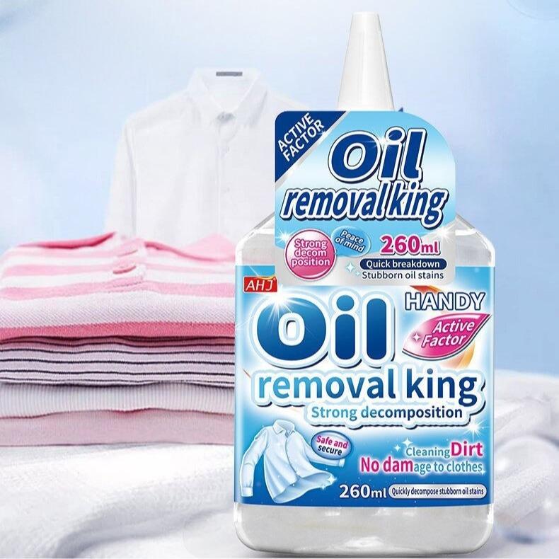 Clothing Stain Remover Spray 260ml – Powerful Laundry Spot Cleaner for Oil, Grease, Coffee, Ink & Food Stains – Quick Acting Formula for Clothes, Fabric & Shoes, Easy to Use, Gentle on Colors & Skin