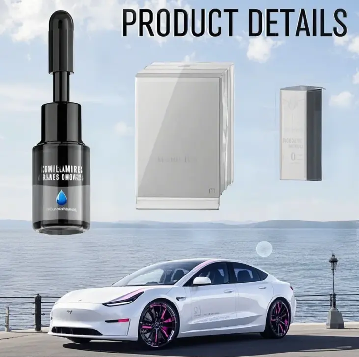 Windshield Crack Repair Fluid Car Window,Car Windshield Repair Kit Windshield Crack Repair Kit Automotive Windscreen Tool Cracks Gone Glass Repair Fluid for Fixing Chips and Star Shaped Crack multifunctional interior cleaner glass repair fluid