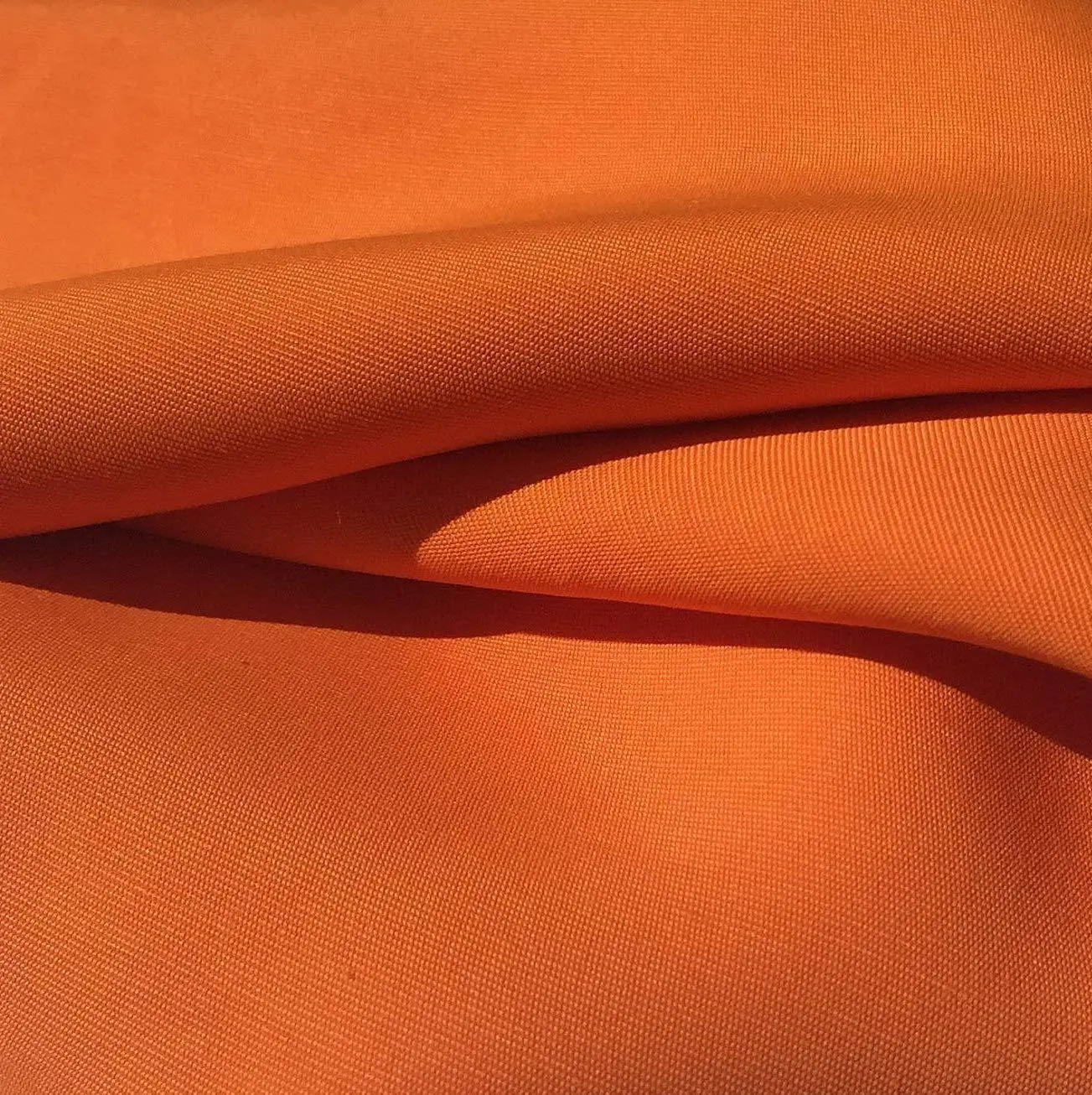 58" Rayon Faille Blitz Bright Orange Light Weight Woven Fabric By the Yard, 100% Rayon, 1 Yard = 36" X 58"