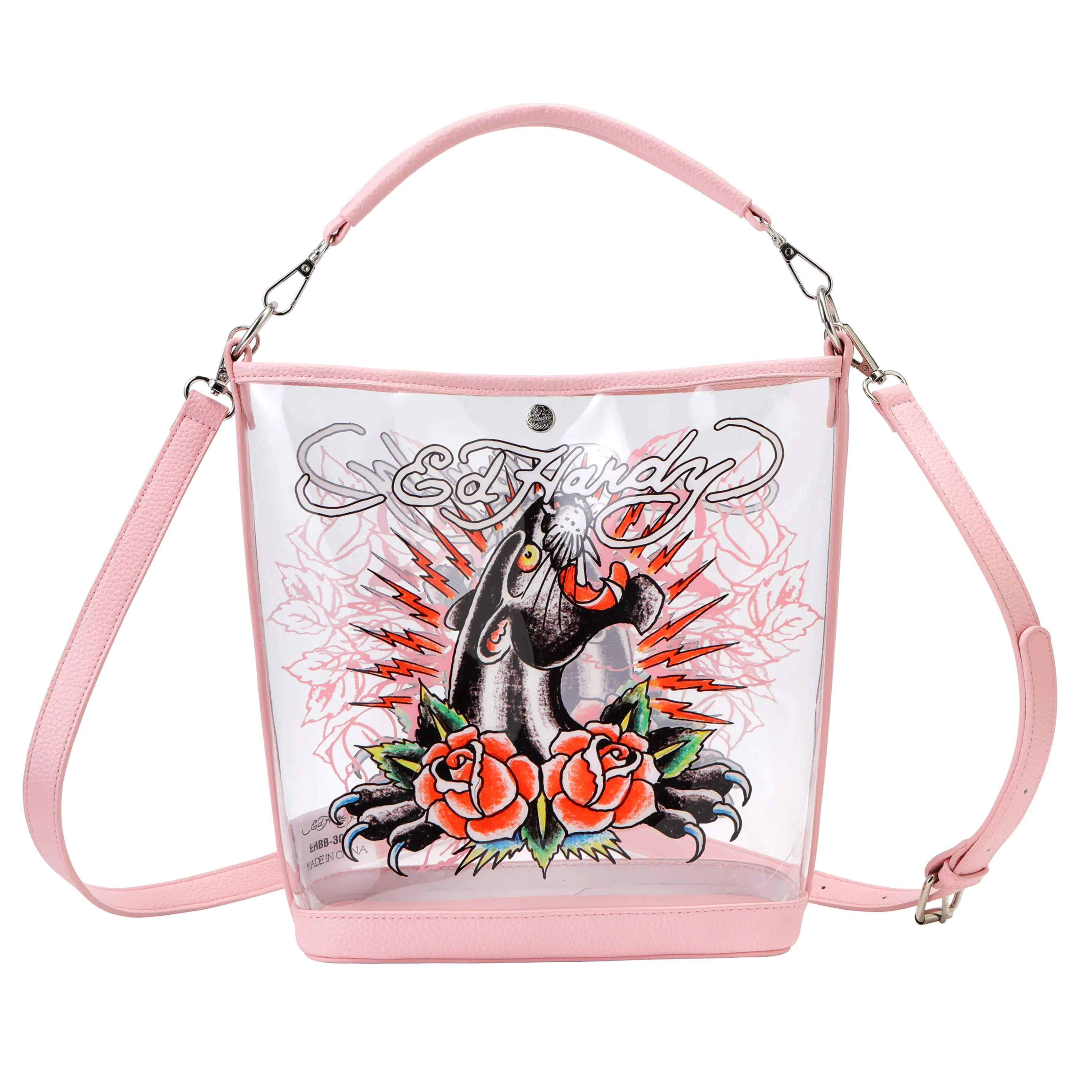 Ed Hardy Clear Bucket Bag - TikTok Shop