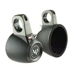 6" Marine Tower Speaker, LED & Tweeter Compact Enclosures Audiopipe APMP-60002SP