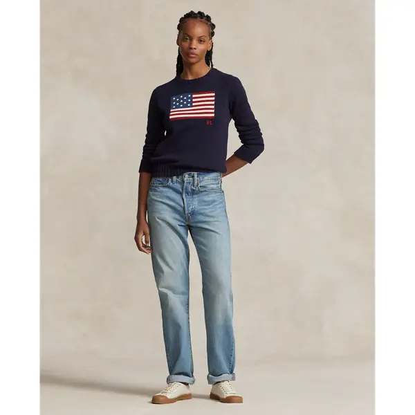 Polo Ralph Lauren - Flag Cotton Crewneck Sweater
