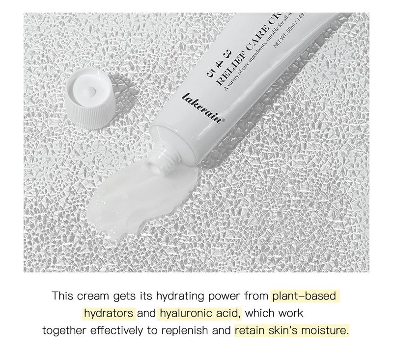 Lakerain 345 Relief Cream Daily Face Moisturizer with Niacinamide & Panthenol for Blemish Relief & Comfort Hydration 50ml