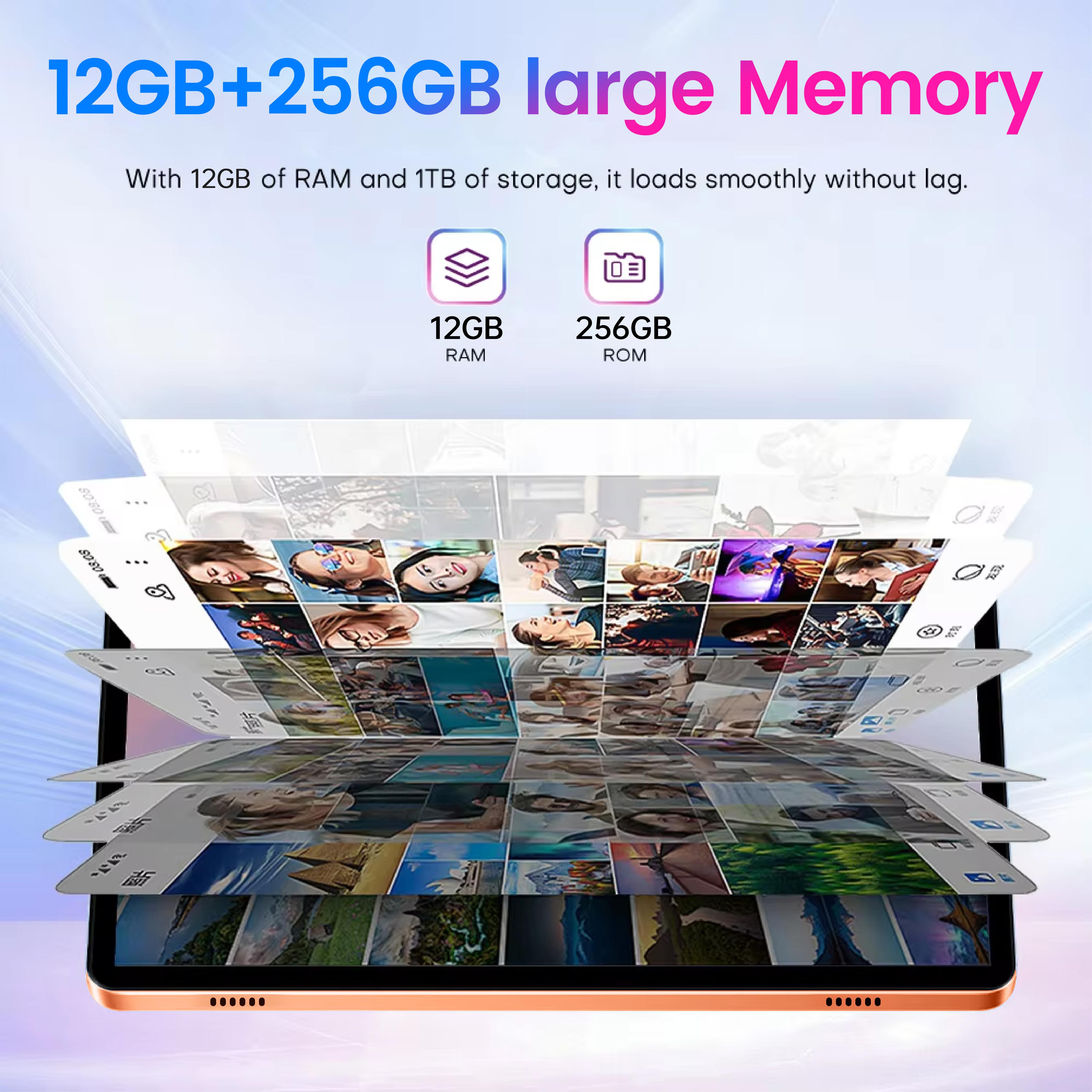 W&O 2026 X9 10.1" Android Tablet , 2 in 1 Portable Device with Keyboard, Mouse, Case, Stylus, Dual Camera,  for Valentine’s Day Gift