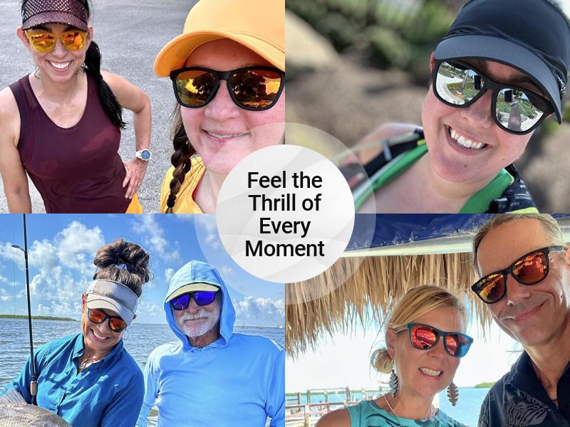 Polarized Sunglasses for Men, TR90 Non Bounce UV 400 Protection, Men's Sunglasses for Running Driving Fishing ST0084