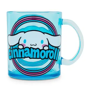 Sanrio Cinnamoroll Glass Coffee Mug | Holds 18 Ounces