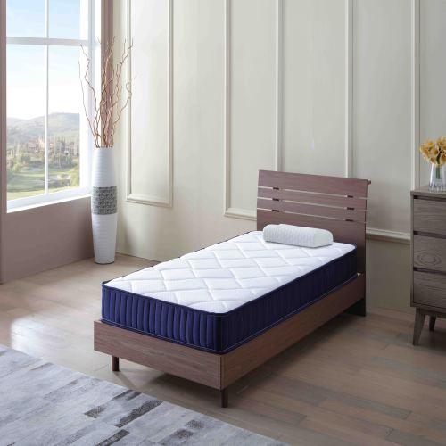 Bellemave 6 Inch Twin Mattress Foam and Spring Hybrid in a Box Medium Soft Breathable Fabric Adaptive Support CertiPUR-US Certified Twin Size for Guests and Kids