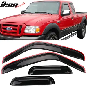 Window Visors for Ford Ranger 1999-2011 & Mazda B2500 1999-2000 Acrylic