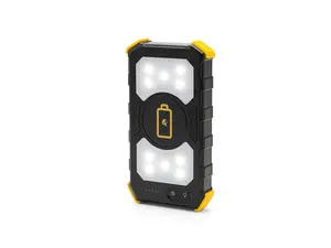 Lion Energy - Lion Prowler Portable Power Bank w/ Wireless Charging Multiple USB Ports Built-in Flashlight Ideal for Travel Work or Emergencies - 20,000mAh/74Wh