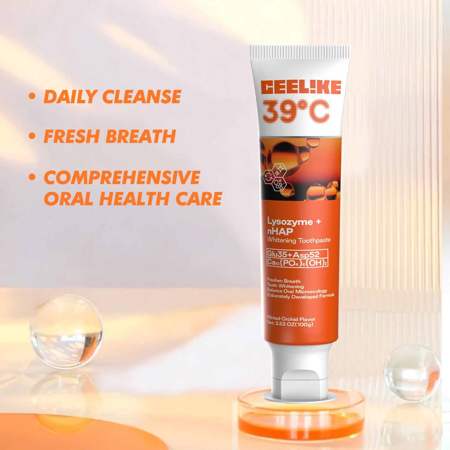 CEELIKE 3-Sided Toothbrush + 2 Toothpaste Set – 360° All-Around Cleaning, Gentle Care, Ideal for Daily Oral Care, Travel-Friendly Design, Available in Multiple Combinations.