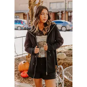 Fall Stroll Drawstring Jacket