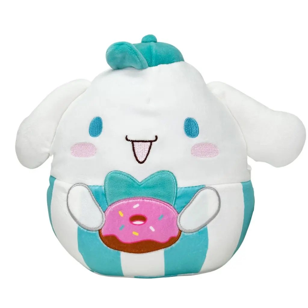 Squishmallows Sanrio Food Truck 8" Cinnamoroll Donut Plush Toy, New, Hand Wash, Collectibles