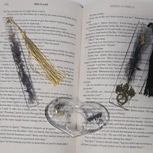 Dragon Fantasy Resin Bookmark and Page Holder Sets Handmade Bookish Gift with Unique Dragon Designs 100% Handcrafted Durable Resin Bookmarks