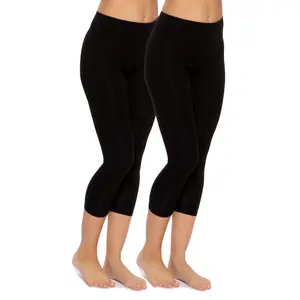 Cotton Modal Capri Leggings 2-Pack