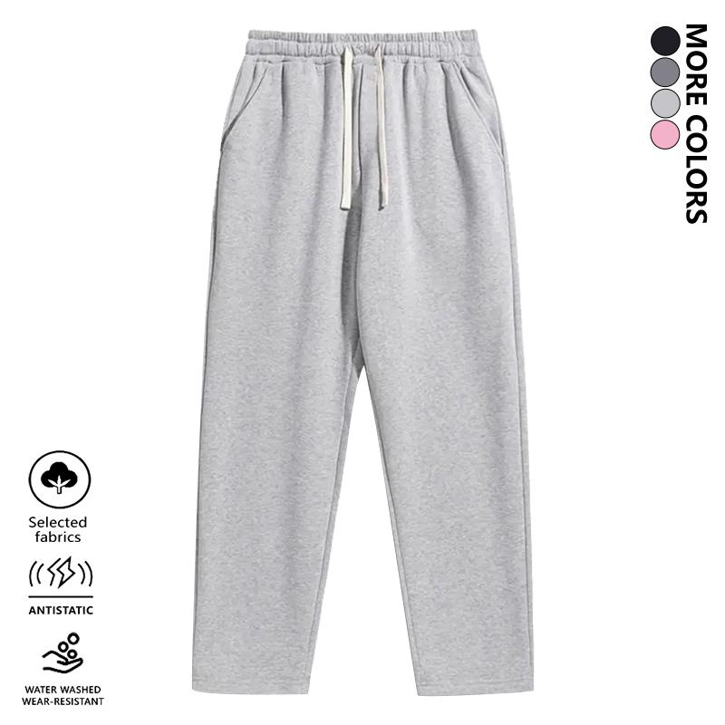 Clean Gent Men's Drawstring Waist Sports Sweatpants, Casual Regular Fit with Pockets, Classic Style Fashionable Comfortable Athletic Trousers Suitable for All Seasons, Men's Bottoms