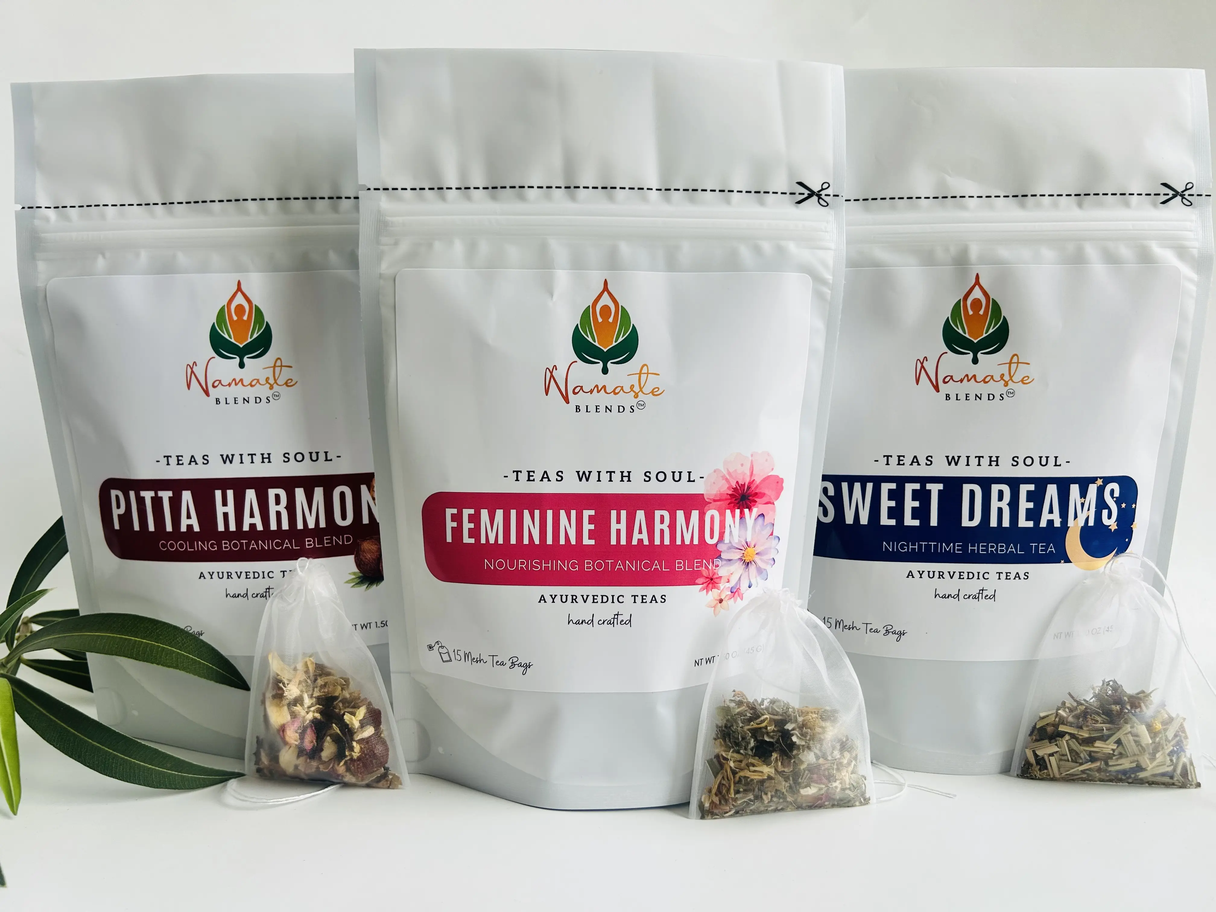 Women's Herbal Wellness Tea Set | Botanical Tea Trio