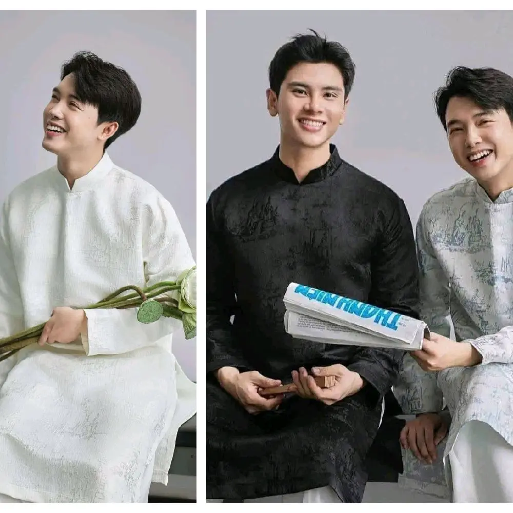 Áo Dài Nam ( Vietnamese Size )/ Men Ao Dai / Boy Ao Dai / Luna Ao Dai / Vietnamese Ao Dai